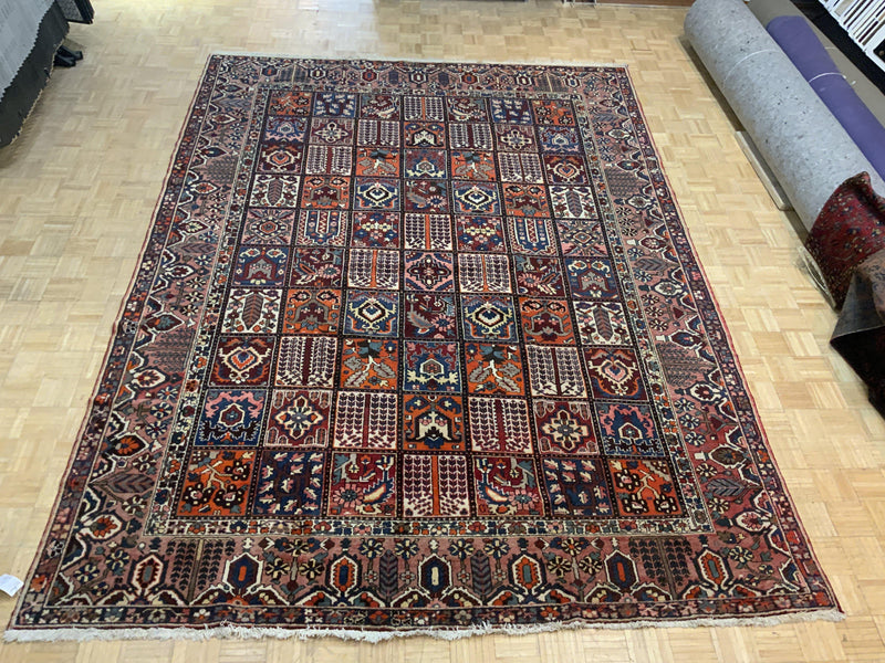 SEMI-ANTIQUE 9ft. x 13ft. TRANSITIONAL BAKHTIARI - David Tiftickjian & Sons