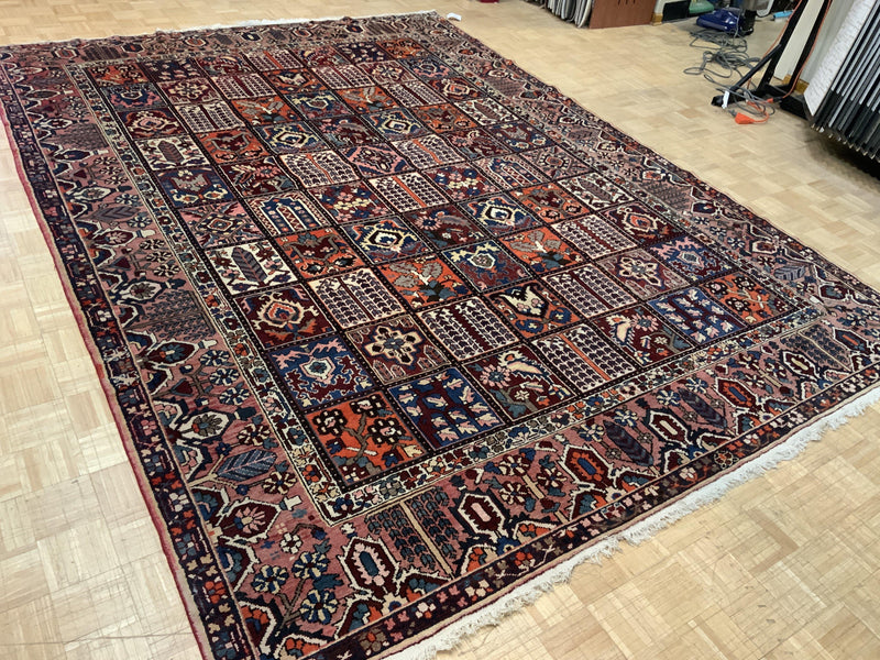 SEMI-ANTIQUE 9ft. x 13ft. TRANSITIONAL BAKHTIARI - David Tiftickjian & Sons