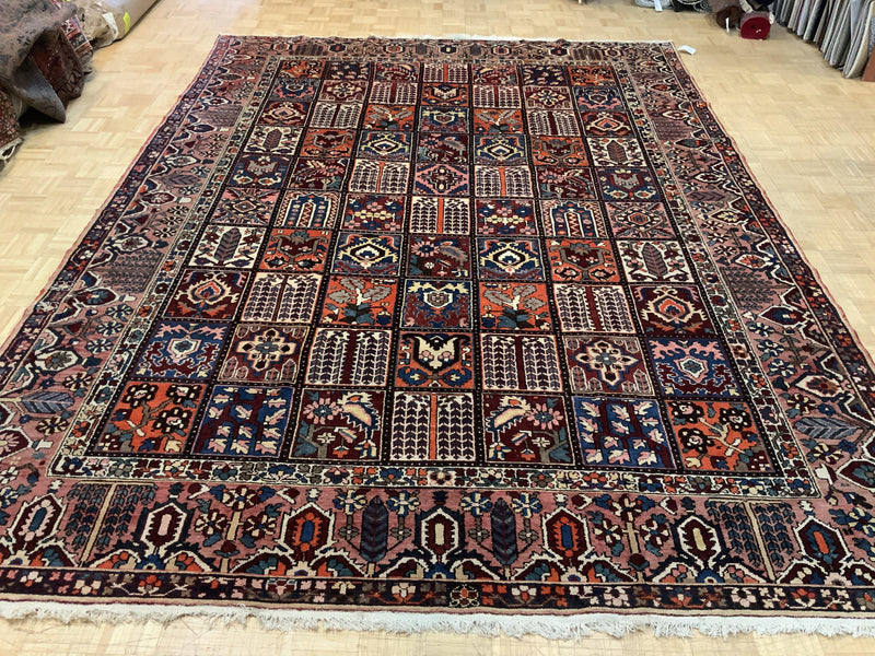 SEMI-ANTIQUE 9ft. x 13ft. TRANSITIONAL BAKHTIARI - David Tiftickjian & Sons