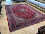 VINTAGE 10ft. x 13ft. TRADITIONAL KASHAN - David Tiftickjian & Sons