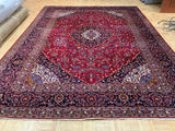 VINTAGE 10ft. x 13ft. TRADITIONAL KASHAN - David Tiftickjian & Sons