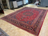 VINTAGE 10ft. x 14ft. TRADITIONAL MASHAD - David Tiftickjian & Sons