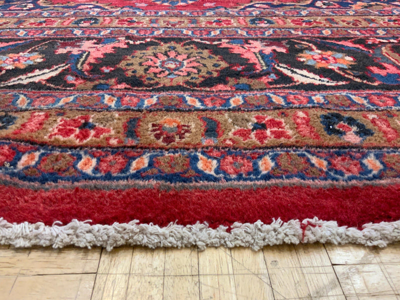 VINTAGE 10ft. x 14ft. TRADITIONAL MASHAD - David Tiftickjian & Sons