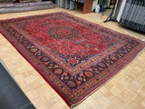 VINTAGE 10ft. x 14ft. TRADITIONAL MASHAD - David Tiftickjian & Sons