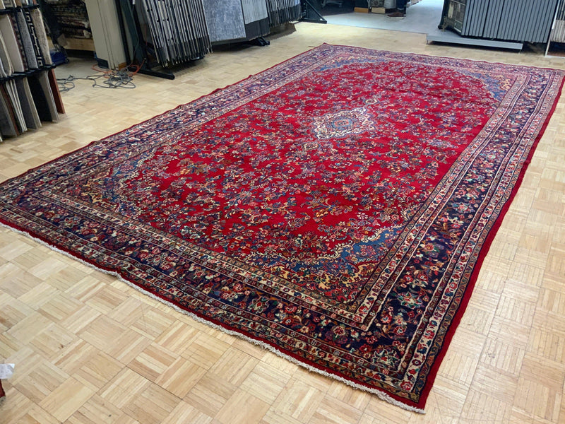 VINTAGE 10ft. x 17ft. TRADITIONAL HAMADAN - David Tiftickjian & Sons