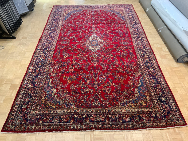 VINTAGE 10ft. x 17ft. TRADITIONAL HAMADAN - David Tiftickjian & Sons