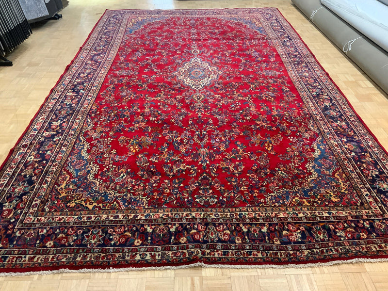 VINTAGE 10ft. x 17ft. TRADITIONAL HAMADAN - David Tiftickjian & Sons