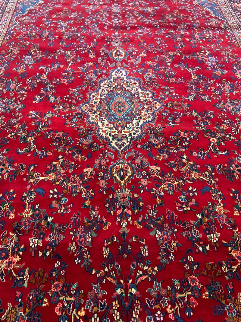 VINTAGE 10ft. x 17ft. TRADITIONAL HAMADAN - David Tiftickjian & Sons