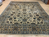 VINTAGE 11ft. x 14ft. TRADITIONAL KASHAN - David Tiftickjian & Sons