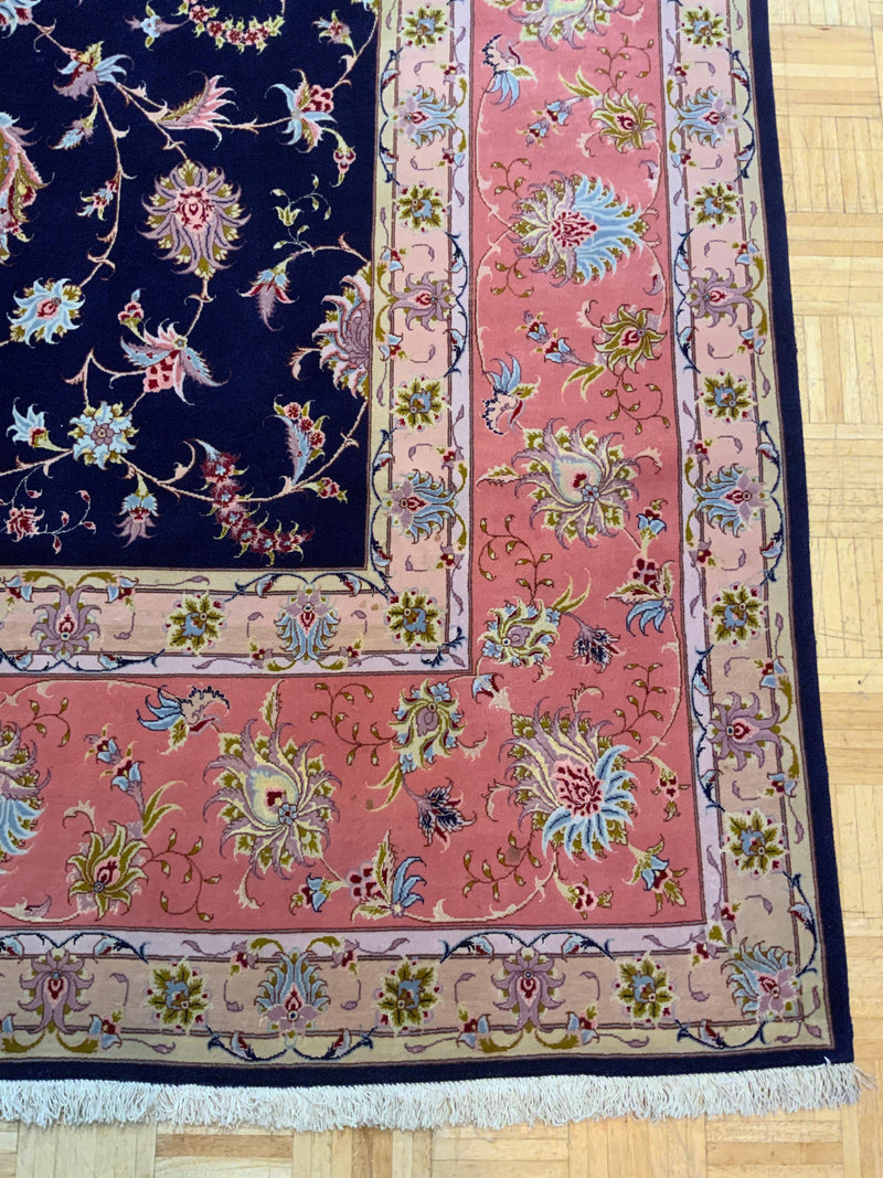 VINTAGE 11ft. x 16ft. TRADITIONAL TABRIZ - David Tiftickjian & Sons