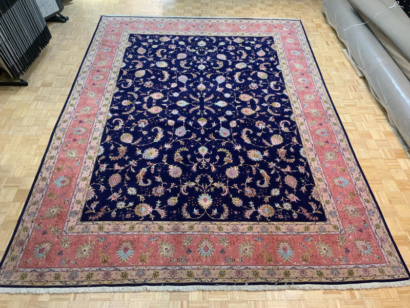 VINTAGE 11ft. x 16ft. TRADITIONAL TABRIZ - David Tiftickjian & Sons