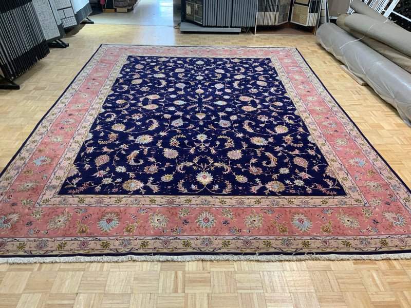 VINTAGE 11ft. x 16ft. TRADITIONAL TABRIZ - David Tiftickjian & Sons