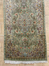 VINTAGE 2ft. x 16ft. FLORAL KERMAN - David Tiftickjian & Sons