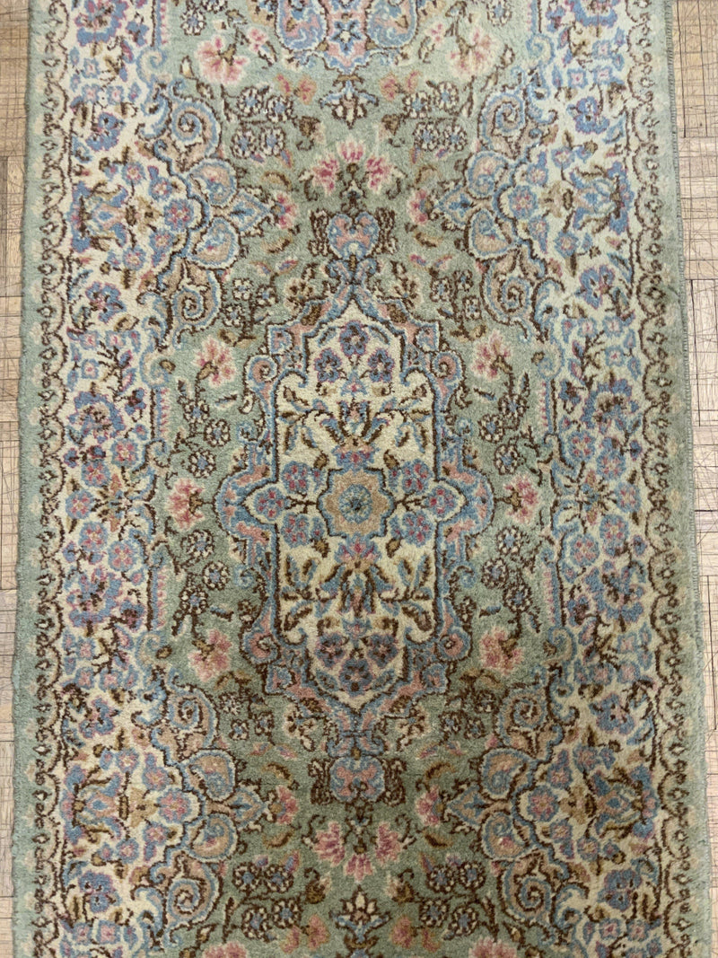 VINTAGE 2ft. x 16ft. FLORAL KERMAN - David Tiftickjian & Sons