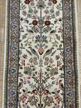 VINTAGE 2ft. x 18ft. PICTORAL TABRIZ - David Tiftickjian & Sons