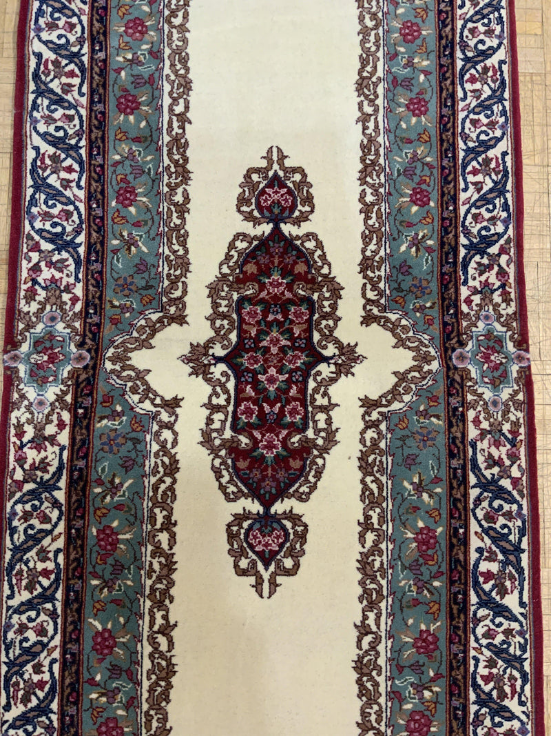 VINTAGE 2ft. x 20ft. FLORAL KERMAN - David Tiftickjian & Sons