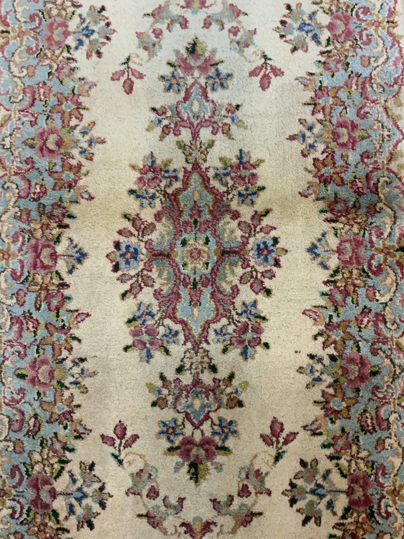 VINTAGE 2ft. x 4ft. FLORAL KERMAN - David Tiftickjian & Sons