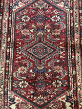 VINTAGE 2ft. x 4ft. GEOMETRIC HAMADAN - David Tiftickjian & Sons