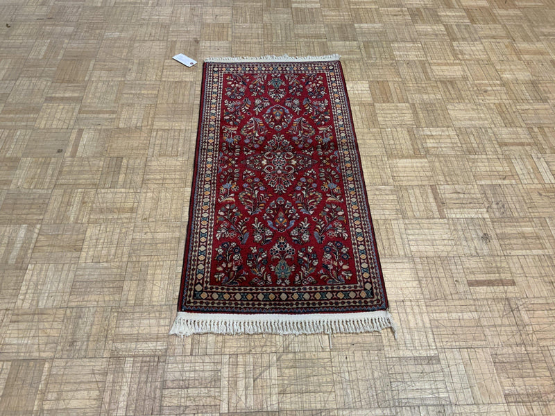 VINTAGE 2ft. x 4ft. TRADITIONAL SAROUK - David Tiftickjian & Sons