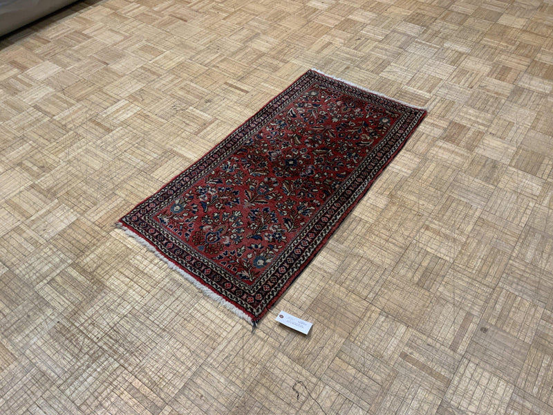VINTAGE 2ft. x 4ft. TRADITIONAL SAROUK - David Tiftickjian & Sons
