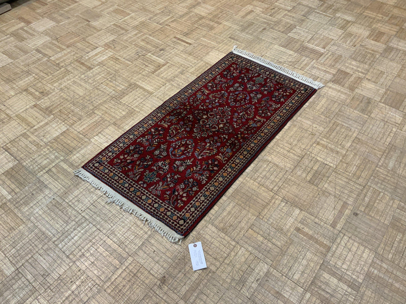VINTAGE 2ft. x 4ft. TRADITIONAL SAROUK - David Tiftickjian & Sons