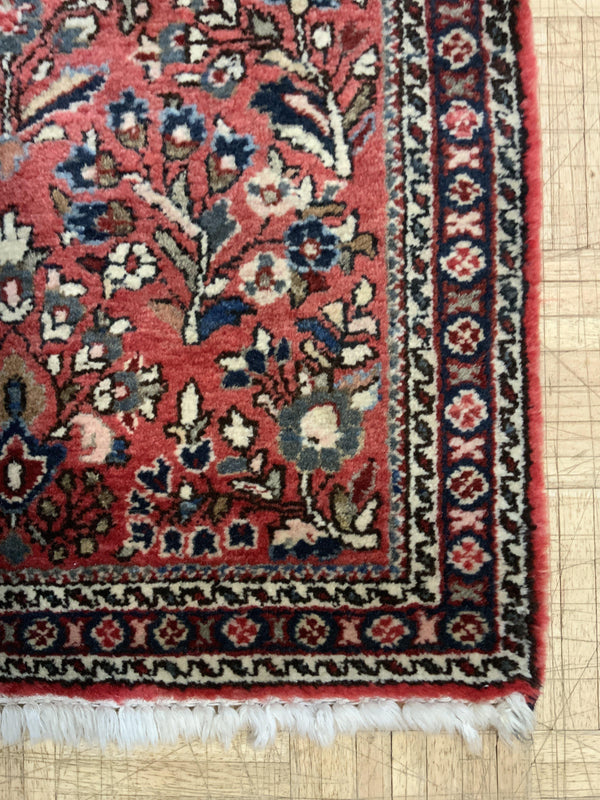 VINTAGE 2ft. x 4ft. TRADITIONAL SAROUK - David Tiftickjian & Sons