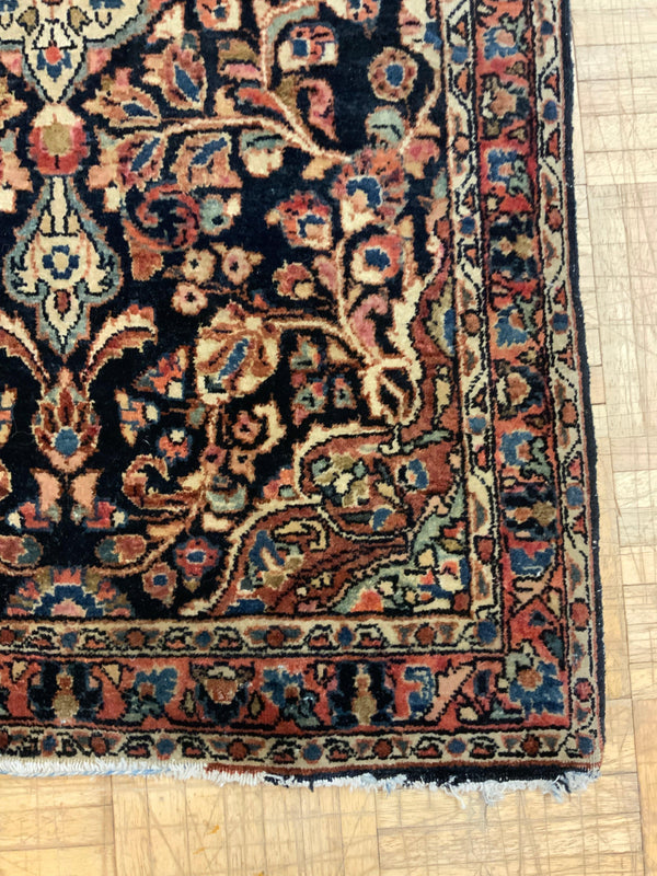 VINTAGE 2ft. x 4ft. TRADITIONAL SAROUK - David Tiftickjian & Sons