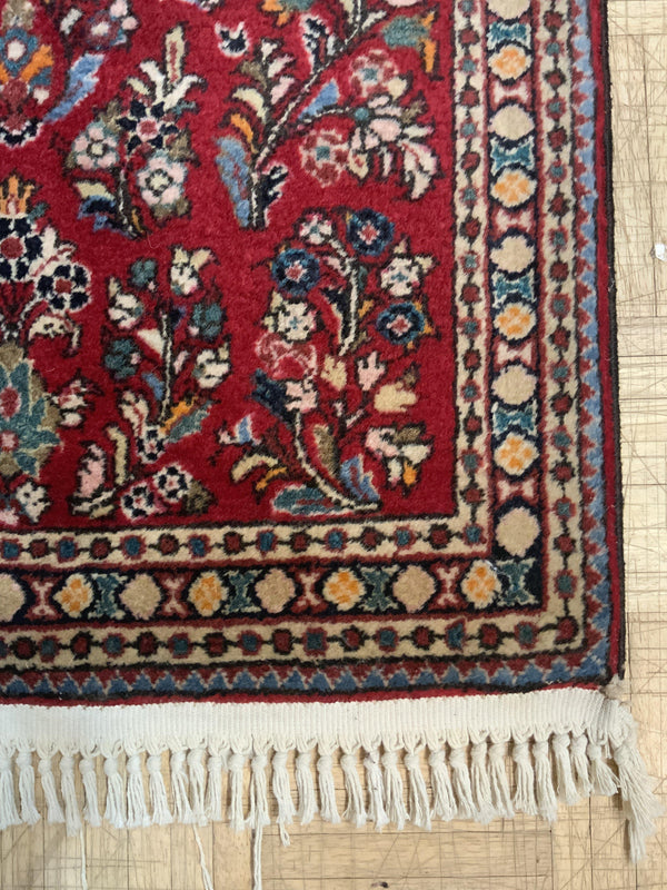 VINTAGE 2ft. x 4ft. TRADITIONAL SAROUK - David Tiftickjian & Sons