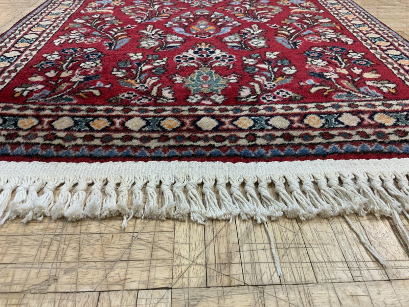 VINTAGE 2ft. x 4ft. TRADITIONAL SAROUK - David Tiftickjian & Sons