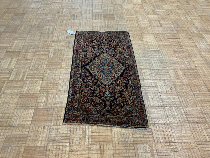 VINTAGE 2ft. x 4ft. TRADITIONAL SAROUK - David Tiftickjian & Sons