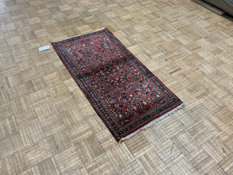 VINTAGE 2ft. x 4ft. TRADITIONAL SAROUK - David Tiftickjian & Sons