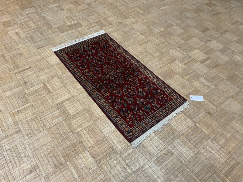 VINTAGE 2ft. x 4ft. TRADITIONAL SAROUK - David Tiftickjian & Sons