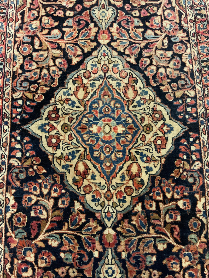 VINTAGE 2ft. x 4ft. TRADITIONAL SAROUK - David Tiftickjian & Sons