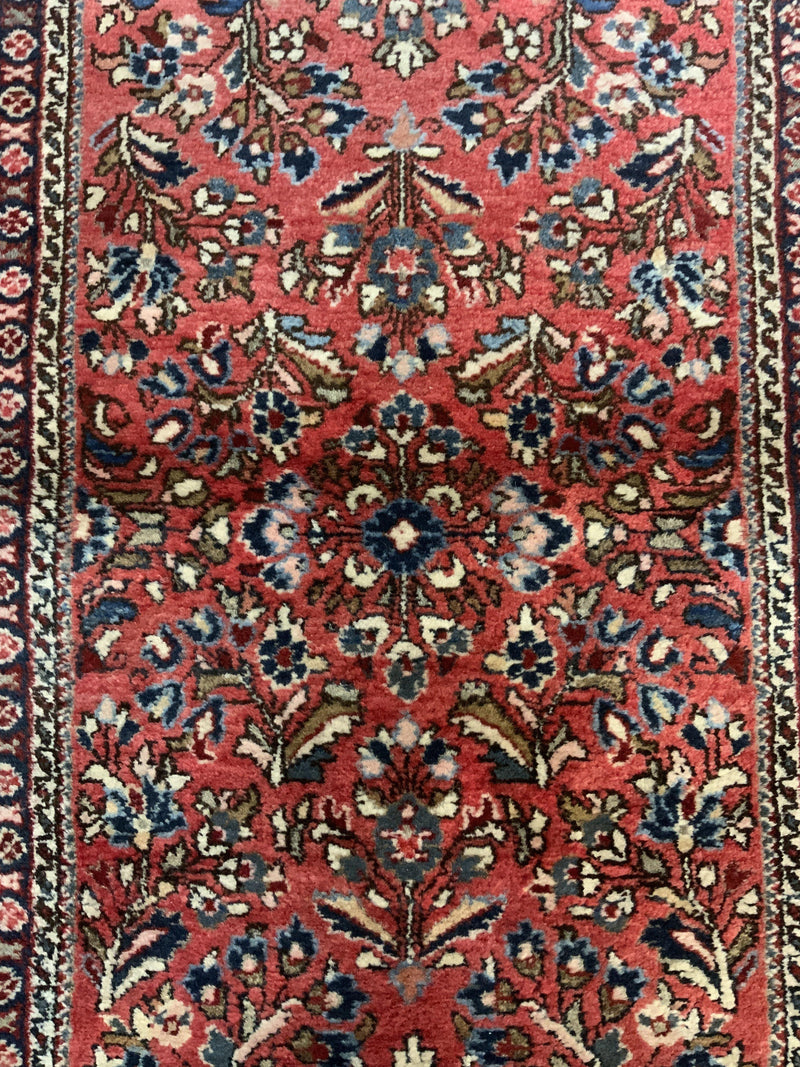 VINTAGE 2ft. x 4ft. TRADITIONAL SAROUK - David Tiftickjian & Sons
