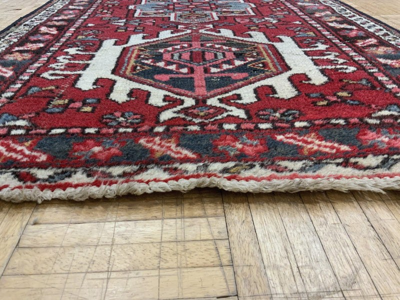 VINTAGE 3ft. x 10ft. TRANSITIONAL KARAJA - David Tiftickjian & Sons