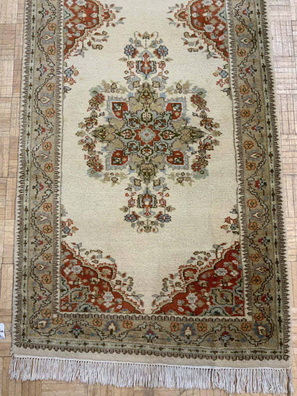 VINTAGE 3ft. x 12ft. TRADITIONAL TABRIZ - David Tiftickjian & Sons