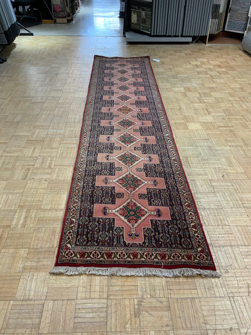 VINTAGE 3ft. x 12ft. TRANSITIONAL SENNEH - David Tiftickjian & Sons