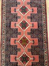 VINTAGE 3ft. x 12ft. TRANSITIONAL SENNEH - David Tiftickjian & Sons