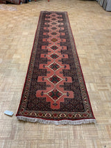 VINTAGE 3ft. x 12ft. TRANSITIONAL SENNEH - David Tiftickjian & Sons