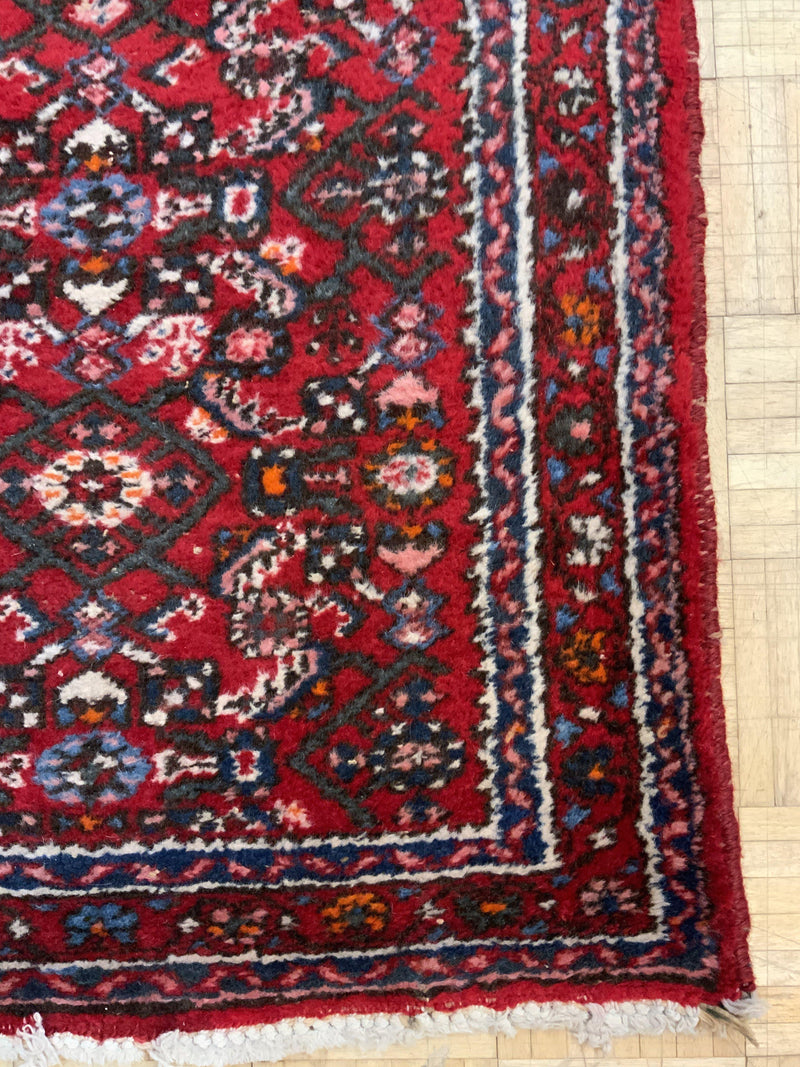 VINTAGE 3ft. x 13ft. TRADITIONAL HAMADAN - David Tiftickjian & Sons