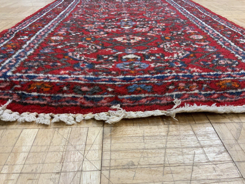 VINTAGE 3ft. x 13ft. TRADITIONAL HAMADAN - David Tiftickjian & Sons