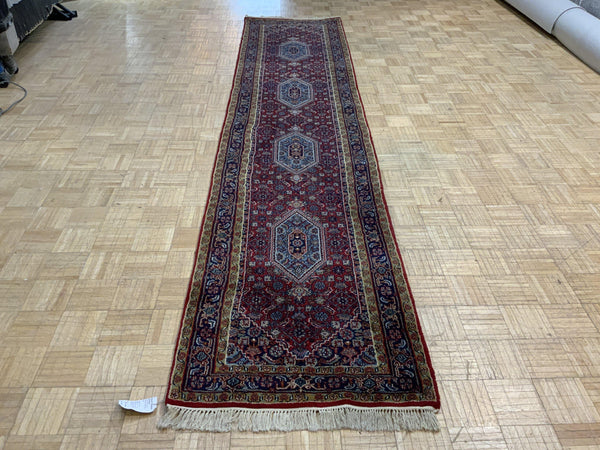 VINTAGE 3ft. x 14ft. TRANSITIONAL BIDJAR - David Tiftickjian & Sons