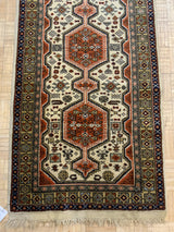 VINTAGE 3ft. x 14ft. TRANSITIONAL TABRIZ - David Tiftickjian & Sons