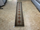 VINTAGE 3ft. x 14ft. TRANSITIONAL TABRIZ - David Tiftickjian & Sons