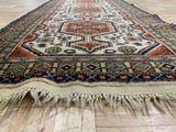 VINTAGE 3ft. x 14ft. TRANSITIONAL TABRIZ - David Tiftickjian & Sons