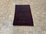 VINTAGE 3ft. x 4ft. GEOMETRIC BALOUCH - David Tiftickjian & Sons