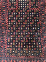 VINTAGE 3ft. x 4ft. GEOMETRIC BALOUCH - David Tiftickjian & Sons