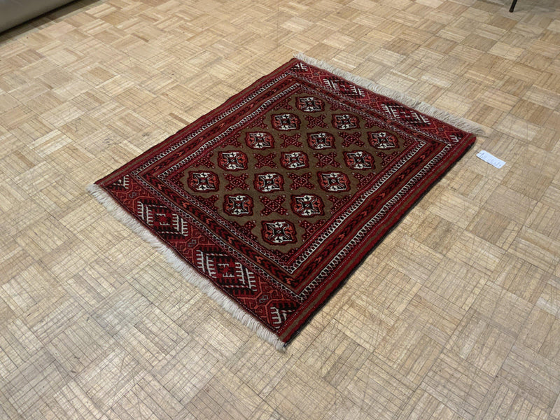 VINTAGE 3ft. x 4ft. GEOMETRIC BOKARA - David Tiftickjian & Sons