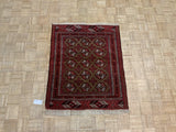 VINTAGE 3ft. x 4ft. GEOMETRIC BOKARA - David Tiftickjian & Sons