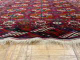 VINTAGE 3ft. x 4ft. GEOMETRIC BOKARA - David Tiftickjian & Sons